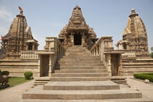 Chandella dynasty temple, Lakshmana Temple, Khajuraho, Madhya Pradesh, India