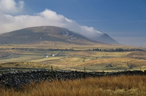 Walls Prints: Clouds forming on flanks of hill as air is forced upwards