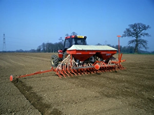 Drill Prints: drilling linseed early April
