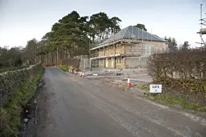 Duke of Lancaster affordable rural housing development, Dunsop Bridge, Lancashire, England, january