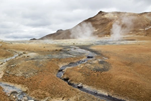 Geothermal Prints: Geothermal activity, Namafjall, Myvatn, Iceland, May