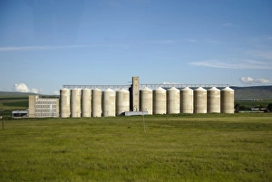 Grain silos, Paulpietersberg, KwaZulu-Natal, South Africa