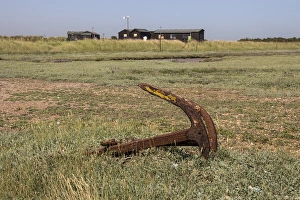 Havergate Prints: Havergate Island, RSPB reserve buildings