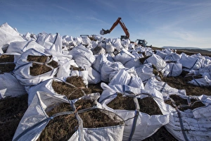 Protects Prints: Heather cut and bagged for transport to Kinder Scout
