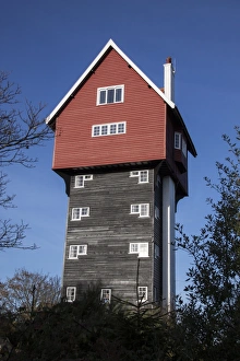 Tower Prints: The House in the Clouds is a water tower at Thorpeness
