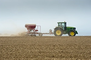 S Eed Prints: John Deere 6920S tractor with Simbahorsch CO 4 seed drill