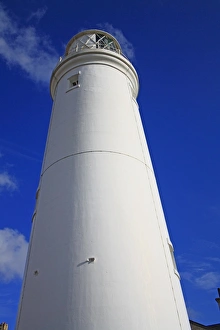 Light Houses Prints: Lighthouse in seaside town, Southwold Lighthouse, Southwold, Suffolk, England, october
