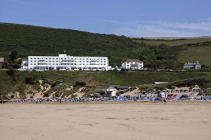 Trending: Looking north towards Saunton Sands Hotel