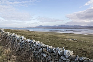 Stone Prints: Looking over stone wall towards Loch Gruinart