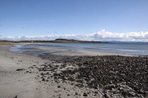 Sandy Prints: Low tide at the beach, Traigh na Mile