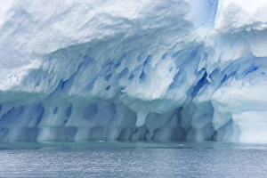 Melts Prints: Melting iceberg at sea, Lemaire Channel, Antarctic Peninsula, Antarctica