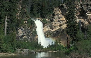 Montana Prints: Montana Running Eagle Falls, Glacier Nat. Pk. Montana, USA