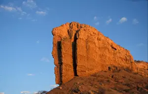 Namibian Prints: Namibia Eroded Rock formations at Vingerklip, Namibia