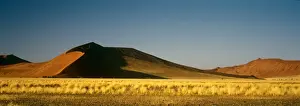 Namibian Prints: Namibia Namib Dune sea ridges flow into Tsauchab valley, Sossusvlei, Namibia