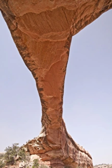 Erosion Prints: Owachomo Bridge at Natural Bridges National Monument, which is in southeast Utah, America