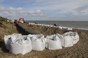Erosion Prints: Repairing the sea defences at Thorpeness on the Suffolk Coast