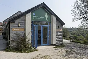 Centres Prints: Reserve visitor centre, Coombes Valley RSPB Reserve, Staffordshire, England, april
