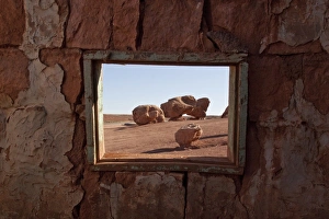 This rock house is just north of the Navajo Bridge on US 89A. North of Flagstaff & Cameron, Arizona
