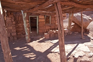 This rock house is just north of the Navajo Bridge on US 89A. North of Flagstaff & Cameron, Arizona