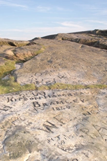 Moor Land Prints: Victorian graffiti on gritstone