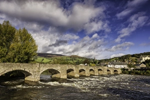Trending: View of bridge over river, Crickhowell Bridge