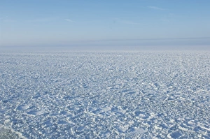 Ices Prints: View of broken ice on frozen sea