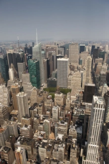 Dense Prints: View over city from Empire State Building