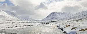 Highland Prints: View along Clunie Water in Glen Clunie