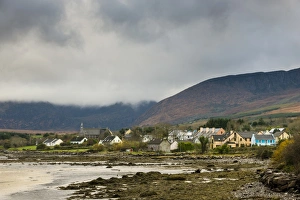 : View of coastal village, Cloghane