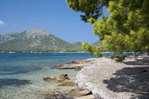 Sea Shores Prints: View of coastline, Cap de Formentor