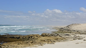 Province Prints: View of coastline, De Hoop Nature Reserve, Western Cape, South Africa, February