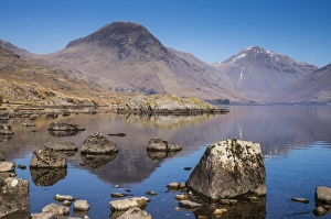 Glacial Prints: View of lake in over-deepened glacial valley