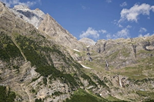 Iberia Prints: View of mountain habitat, near Monte Perdido, Pyrenees, Aragon, Spain, August