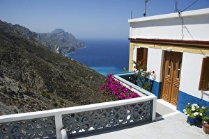 Coastline Prints: View from mountain village over coastline