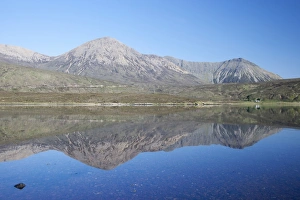 Peak Prints: View of mountains reflected in sea loch