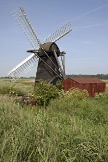 Drainage Prints: View of restored windpump in wetland