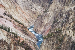 Slopes Prints: View of river flowing through canyon
