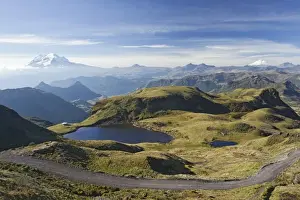 Peak Prints: View of road through mountain pass