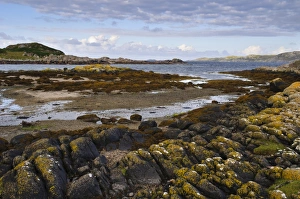 Sea Shores Prints: View of rocky coastline, Strait of Iona