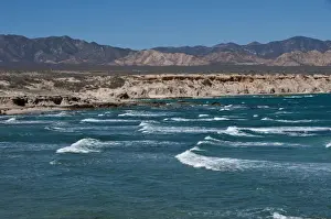 Mexican Prints: View of sea and coastline, Cabo Pulmo National Marine Park