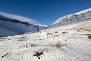 Climate Prints: View of snow covered hills, Cautley Spout and Yarlside