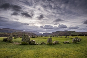 Site Prints: View of stone circle, Castlerigg Stone Circle