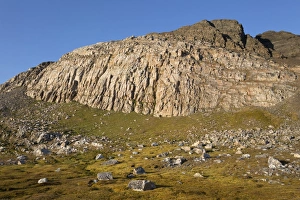 North Polar Prints: View of tundra and mountain, Murchisonfjorden