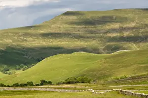 Moorland Prints: View of upland countryside and fells