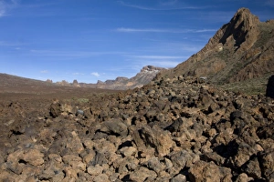 Volcano Prints: View of volcanic landscape of extinct volcano