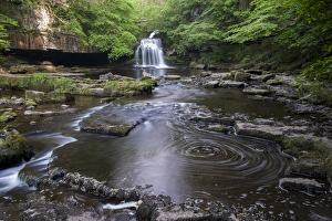 : View of waterfall and river, Cauldron Falls