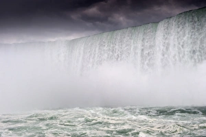 Falls Prints: View of waterfall taken from onboard Maid of the Mist tour boat