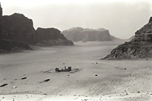 Desert Prints: Wadi Rum Fort, Jordan 1963