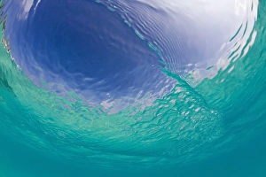 Water surface in turquoise Lagoon, Marshall Islands, Bikini Atoll, Micronesia, Pacific Ocean