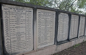 : Wildfowl shooting records on plaques